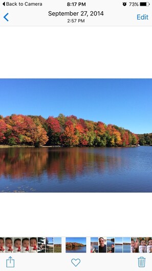 Lake fall view