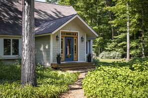 Welcome to Hydrangea House. Side view in late Spring.