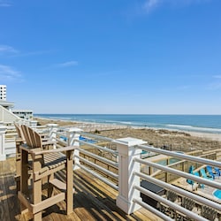 View from master private deck on third floor.