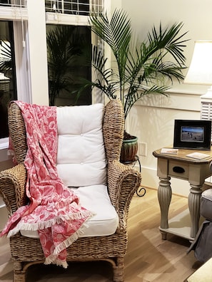 Snuggle up with good book and relax.