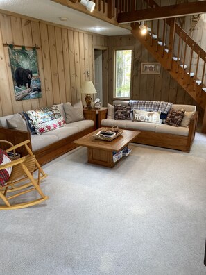 Living room. Plenty of room for family fun!