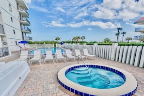 Hot tub and heated pool