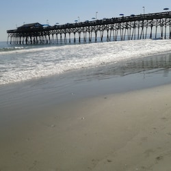 Take a friendly stroll to Garden City Pier for food, fishing and live music