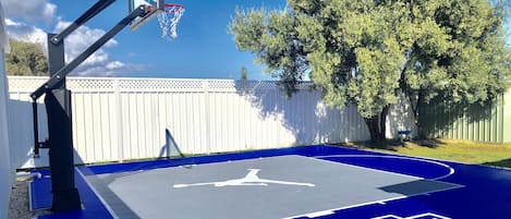 Outdoor Half Basketball Court 