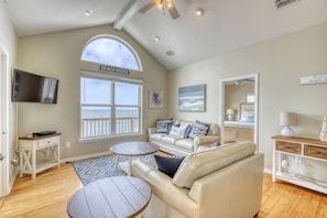 Living Room Pet Friendly Gulf Front Beach House