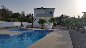 Ground level access to the site's shared pool