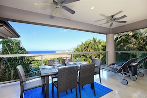 Lanai with ocean view ( 23-1 Ho’olei, Maui, Wailea, Hawaii )