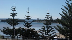 Actual view from lounge room looking over Tuggerah Lake. 