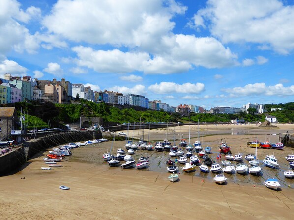 Tenby is a picturesque harbour town just a short drive away.
