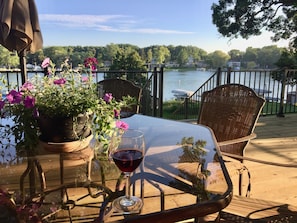 relax on the deck with awesome views