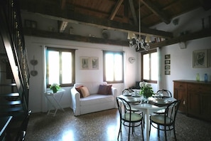 The Living Room with Corner Lunch