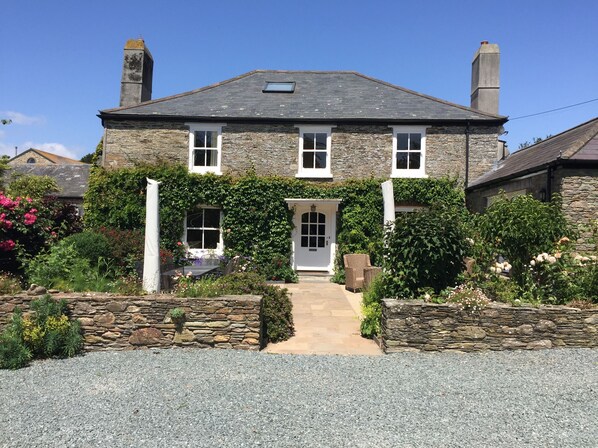 Terrace at the front of the house