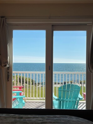 View from the bed of master bedroom
