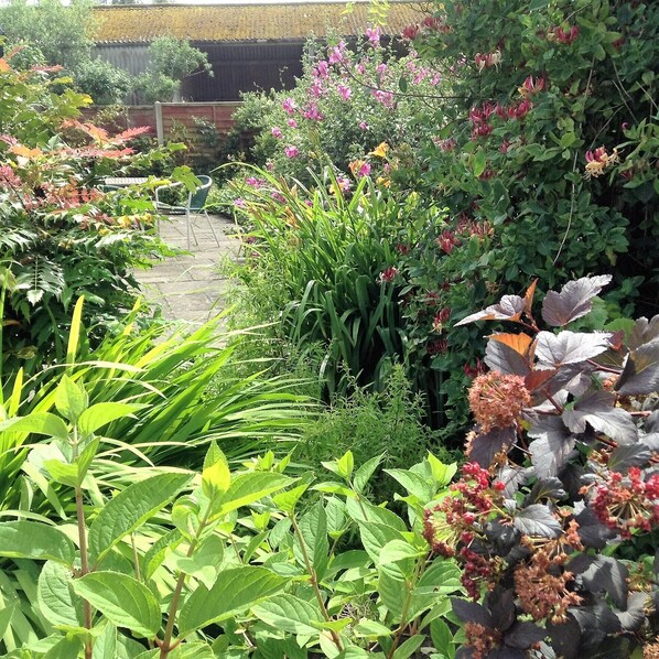 Private patio area