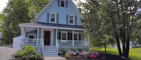 Blue House on Bay View Street.