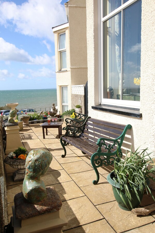 Front terrace great place to watch the dolphins 