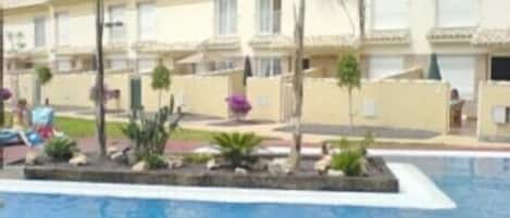 View of the house from the swimming pool