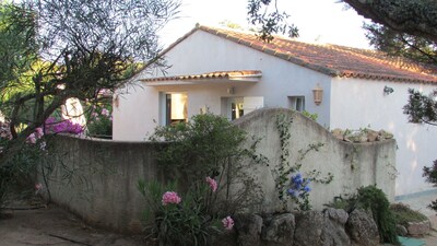 Santa Giulia: bungalow - PortovecchioCasa con jardín