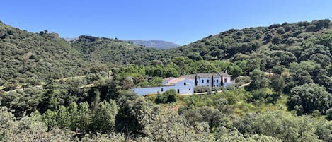 Casa desde el camino de acceso / House from the access road