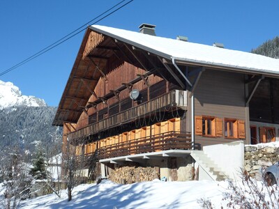 Chalet, sonniger Südhang, große private Terrasse 