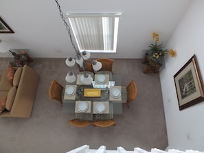 Formal Dining area from Above