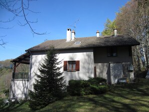 View from side of house