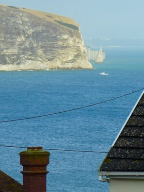 View of Old Harry Rocks from bedroom