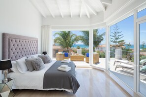 Master bedroom and outstanding views.