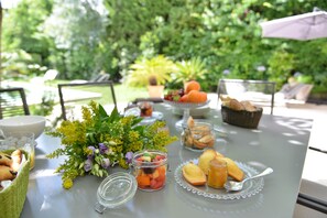 Brunch au jardin