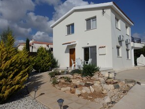 Entrance to the Villa from the Driveway