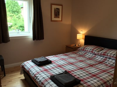 Spacious two bedroom single storey self catering accommodation. Rural setting.