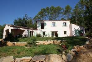 Garden and facade