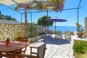 Enjoy the lovely sea breeze from your private terrace