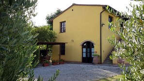 The front of the house