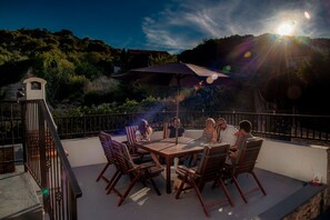 Terrace with the grill