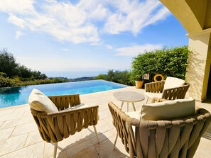 Pool seating view