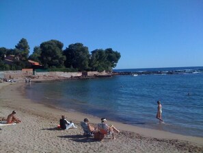 Blick auf den Strand