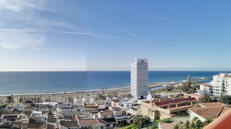 Vue sur la plage/lâocĂ©an
