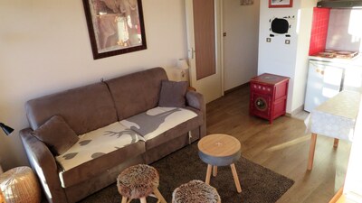 Schöne 32m² Studio für 4 Personen, WIFI, private Garage auf Anfrage