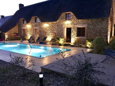 Authentische Landhaus mit Schwimmbad nahe La Baule und Guérande