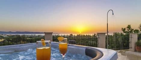 Hot Tub at Sunset