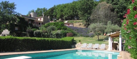 La Bastide de Prenn, pool, garden and house