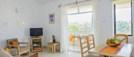 Light and airy living area