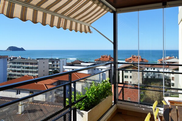 Magnificent views from the balcony.