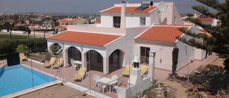 Aerial View-4BR villa with private pool & Games court