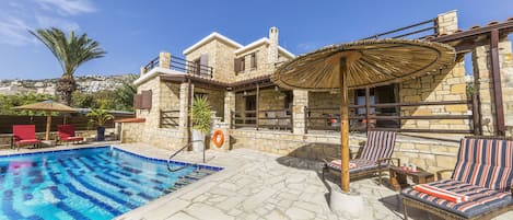 Pool Patio and Villa