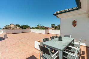 Terrace is completely private with absolutely no-one overlooking it