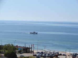 Utsikt mot havet/stranden