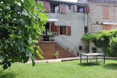 Village house with large private garden