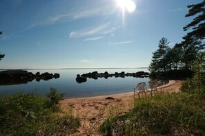 The beach